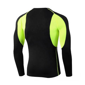 เสื้อรัดรูปแขนยาวสำหรับผู้ชายเสื้อกีฬากิจกรรมออกกำลังกายกลางแจ้งลำลอง - Product Image 6