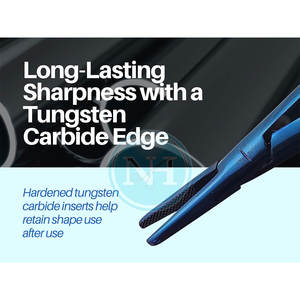 Portaagujas Castroviejo Recto con Bloqueo para Sutura Oftálmica y Microquirúrgica - Product Image 5