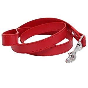 Personnalisable Vegan Respirant Solide De Luxe Pet Laisse Réglable Confort En Cuir Chien Harnais Formation Marche Rétractable - Product Image 3