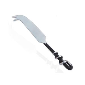 Ensemble d'outils à fromage mignon pas cher couteau à fromage en acier inoxydable ensemble d'épandeur de fromage à poignée noire faite à la main - Product Image 4