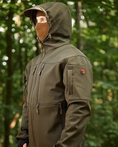 Veste Softshell de randonnée pour hommes la plus vendue sur mesure avec fermeture à glissière légère et nouveau design Boomletcorp prix de gros - Product Image 5