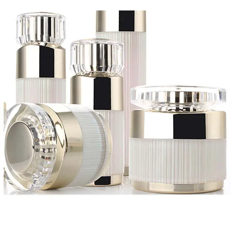 Cosmetic Jar Empty Luxury 15Ml Cosmetics Transparent Cream Jar Spoon