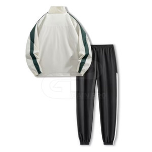 ชุดวอร์มผู้ชายสไตล์เรโทรพรีเมียม สำหรับลุคสตรีทและใส่ในช่วงฤดูร้อน ผ้าเนื้อนุ่ม ใส่สบาย เหมาะสำหรับใช้ในชีวิตประจำวัน - Product Image 2