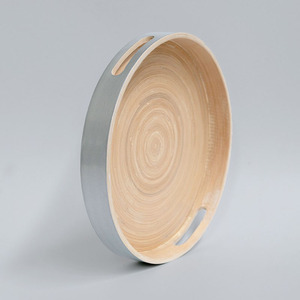 ถาดไม้ไผ่ปั่นสำหรับใช้ในครัวถาดผลไม้แห้งสำหรับบ้านและโรงแรม - Product Image 1