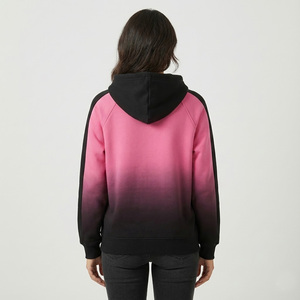 Sweat-shirts à capuche pour femmes, prix de gros élégant, manches raglan, coton épais, pull-over, logo imprimé personnalisable, couleurs de sweat-shirts - Product Image 2