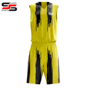 Kit d'uniforme de basket-ball Uniformes de basket-ball sublimés Maillots Shorts Broderie Tackle Twill Uniforme de basket-ball pour hommes - Product Image 4