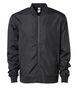 High Quality Winter Men's High Street Style Stand Collar Quick Dry Front Logo 100% Polyester Bomber <b>Jacket</b> - Product Image 4