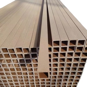 Châu Âu pháp phong cách thiết kế WPC gỗ Ống Vuông 18mm dày Composite bằng gỗ Batten cho sử dụng ngoài trời tếch óc chó Maple màu - Product Image 6