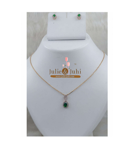 <b>Chain</b> Set 18K Gold For Women Sophisticated <b>Chain</b> Jewelry Set Offering Long Lasting Shine & Elegant <b>Fashion</b> Expression From India - Product Image 2