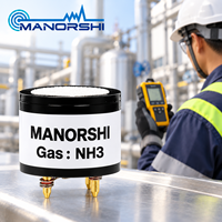 Sensor Gas Amonia Elektrokimia Akurasi Tinggi 0-100PPM MNS-4NH3-100 Probe Sensor NH3 Industri untuk Detektor Gas Portabel