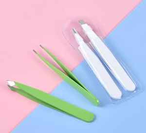 แหนบปลายแหลมสแตนเลสสำหรับคิ้วขนตาอุปกรณ์ปลายแหลมแบบมืออาชีพใช้ซ้ำได้เป็นมิตรกับสิ่งแวดล้อม - Product Image 6