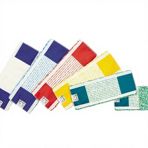 Recambio de Mopa Plana de Microfibra con Bolsillos 15x40 cm. BLANCO (caja de 12 piezas) ALTA CALIDAD Y LARGA DURACIÓN - Product Image 1