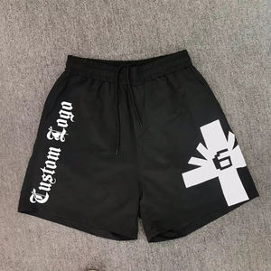 Short d'été en polyester imprimé par sublimation Short unisexe en maille Short de basket-ball personnalisé pour hommes - Product Image 2