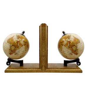 Aluminum Globe Bookend Pair Table Desk <b>Organizers</b> Home and Office Decorative Supplies Bookends <b>for</b> <b>Sale</b> at Wholesale Price - Product Image 2
