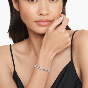 7 Inch 925 Silver Moissanite Diamond <b>Tennis</b> <b>Bracelet</b> Brilliant Shine Durable Rhodium Finish Perfect Anniversary or Wedding Gifts - Product Image 1