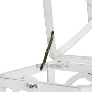 Juego de 2 Faroles de Vela Hechos a Mano de Estilo Moderno, de Madera, Color Blanco, Iluminación Decorativa para el Hogar de Alta Calidad - Product Image 5