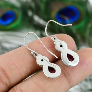 Pendientes de Plata de Ley 925 con Turquesa Hecha a Mano, Chapados en Platino, Modernos, para Mujer, Joyería de Moda, Regalo para Bodas y Fiestas - Product Image 4