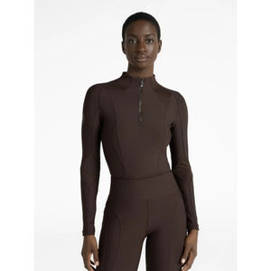 Chemise d'équitation pour femmes, légère, respirante, évacuant l'humidité, tissu extensible, haut d'équitation, confort estival - Product Image 4
