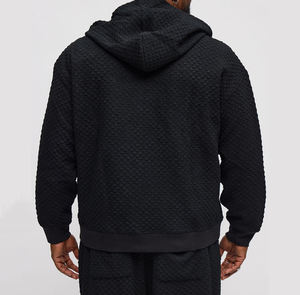 Sudadera con Capucha Extra Grande, Cómoda, Básica, con Estampado DTF, 65% Algodón, 35% Poliéster, 370 GSM, con Cierre de Cremallera y Pedrería - Product Image 2