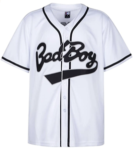 Camiseta de Béisbol Urbana Unisex, Color Personalizado, Transpirable, Estampada, Uniforme Cosido de Alta Calidad, 100% Poliéster, Secado Rápido, Cuello en V - Product Image 2