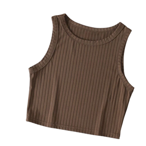 Tallas grandes para mujer Camisetas sin mangas Fabricante Algodón Transpirable Calidad Premium Tela suave Ropa informal de verano - Product Image 2