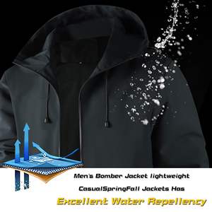 Chaqueta Deportiva Cortavientos Unisex de Alta Calidad Personalizada 2025, Chaqueta Bomber con Diseño Nuevo, Estampado de Camuflaje Formal, Logotipo Frontal, Primavera - Product Image 6