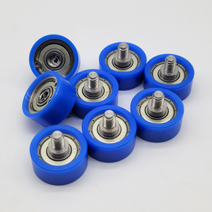 <b>POM</b>/Rubber/PU Coated Bearings Rubber Rollers with Bearings Rubber Product Manufacturer Customized - Product Image 1