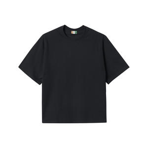 Custom Tshirt 100% Cotton <b>Men's</b> <b>Cropped</b> Boxy Fit Tee Luxury Quality Streetwear Oversized Drop Shoulder Plain T-shirt <b>for</b> <b>men</b> - Product Image 4