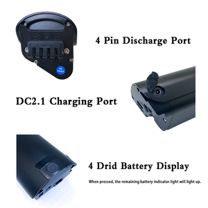 상단 장착형 48V/36V E바이크 배터리 (아웃도어 오프로드 전기 자전거용) - Product Image 4