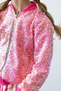 Women <b>Sequin</b> <b>Jacket</b> Shiny Glitter Sparkly Blazer Party Coat Fashionable Outerwear Stylish Evening Clubwear Trendy Tops - Product Image 5