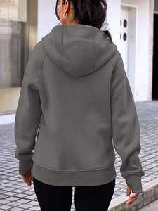 Sweat-shirts à fermeture éclair de haute qualité pour femmes, anti-boulochage, respirants, pour femmes - Product Image 6