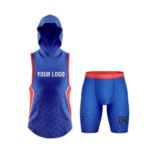 Uniforme de compression de football américain 7V7 pour jeunes hommes maillots de jeu à sublimation personnalisée avec short extensible et respirant OEM 7on7 - Product Image 1