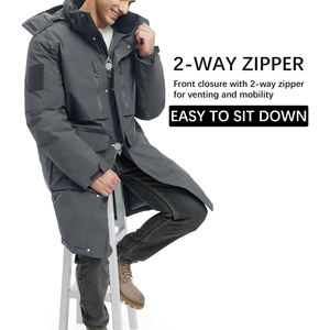 Nouveau Style Meilleur Design Arrivée Respirant Hommes Tissu Parkas Vestes Meilleure Mode Slim Down Polyester À Capuche Parkas Vestes - Product Image 5