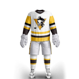 2024 Últimos conjuntos de uniformes de hockey sobre hielo para hombres de calidad sublimada personalizada Servicio OEM de la mejor calidad disponible - Product Image 1