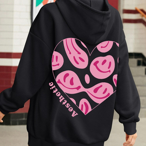 Conjunto personalizado de sudadera y pantalones cortos para mujer, traje deportivo de gran tamaño para mujer, ropa de tres piezas, camiseta sin mangas para adultos, pantalones cortos, conjuntos con capucha - Product Image 2