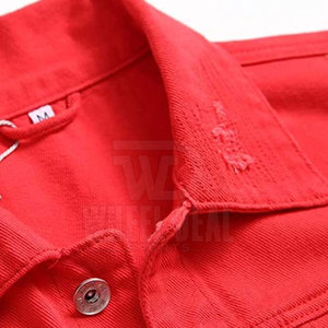 Chaqueta vaquera de invierno para hombre de alta calidad, cuello levantado de algodón 100%, venta en línea al por mayor a precio barato - Product Image 4