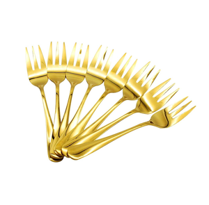 Juegos de cubiertos de latón hechos a medida tenedor cuchara diseñador de regalo de Navidad adecuado para el hogar tenedor cuchara más vendidos - Product Image 3