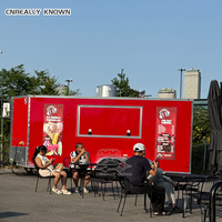 Camion de restauration commercial certifié DOT VIN, direct usine, pour homards et fruits de mer haut de gamme, avec cuisine à café intégrée