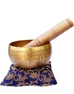 Bol chantant en métal artisanal, simple, une cloche chantante pour la décoration, le yoga, la méditation et la guérison - Product Image 5