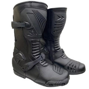 Pakistan Made 100% Genuine Leather Motorbike <b>Shoes</b> for Men / Custom Design Comfortable Motorbike <b>Shoes</b> - Product Image 6