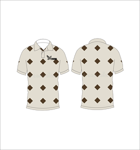 Polo personnalisé beige à sublimation, manches courtes, uniforme de golf, séchage rapide, vêtements de sport d'équipe, fabricant OEM, fournisseur, vente en gros - Product Image 6