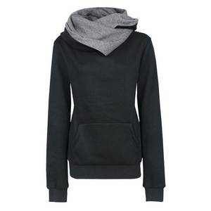 Pull à capuche en coton à manches longues pour femme, prix bas, haute qualité, Logo personnalisé, fermeture éclair - Product Image 1