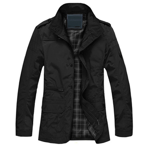 Chaqueta Casual de Invierno para Hombre, con Cierre Frontal, Estilo Urbano, Ecológica, Transpirable, Tejido Grueso, Color/Logotipo Personalizable, Alta Calidad - Product Image 1