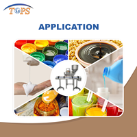 Machine de remplissage de liquides industrielle pour la confiture, la moutarde, la pâte de tomate, remplisseuse à pompe rotative