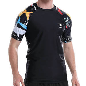 เสื้อว่ายน้ำแขนสั้นป้องกันรังสียูวีของผู้ชายเสื้อยืดเล่นเซิร์ฟออนไลน์ - Product Image 1