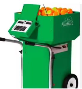Lanzador de Pelotas de Tenis Verde, Equipo de Entrenamiento, Alimentador de Pelotas con Ruedas para Práctica en Cancha - Product Image 3