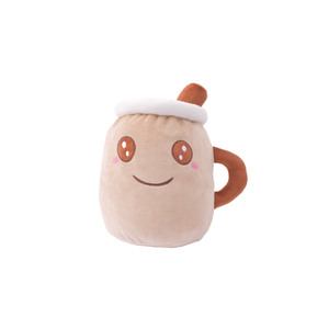 Coussin en peluche décoratif doux en forme de tasse à café, cadeau unique, jouet en peluche pour la maison ou le bureau - Product Image 4