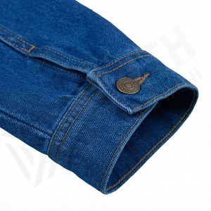 Veste en jean pour femme à col rabattu, grande taille, usage extérieur, tendance, décontractée, streetwear, vêtement, couleur personnalisée - Product Image 6