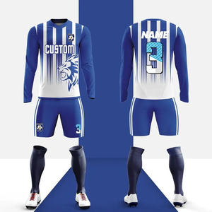 Vente en gros ODM 2025 maillot de football personnalisé A + qualité 100% polyester imprimé par transfert de chaleur uniformes de football respirant vêtements de football - Product Image 1