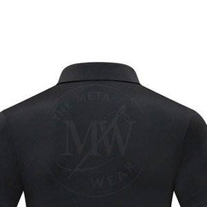 Vente en gros de coton 100% de qualité supérieure pour hommes pour polos Motif solide dans la meilleure conception de contraste de couleur de matériau - Product Image 3